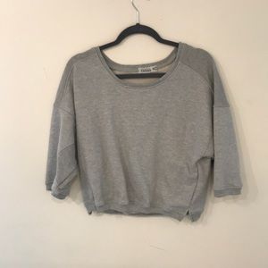 Grey Sweater Top